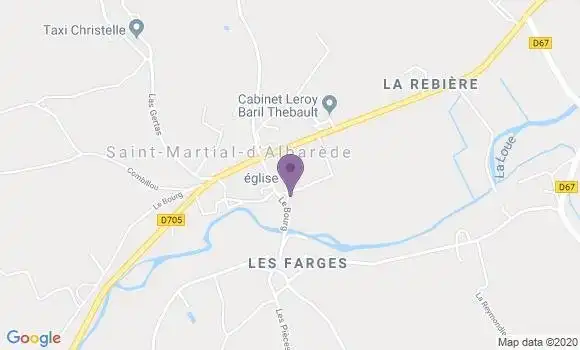 Localisation Saint Martial d