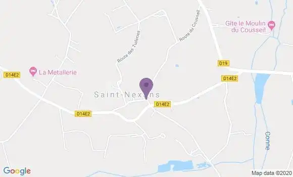 Localisation Saint Nexans Ap - 24520