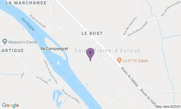 Localisation Saint Pierre d