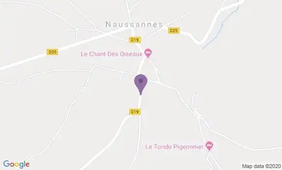 Localisation Sainte Sabine Born Ap - 24440