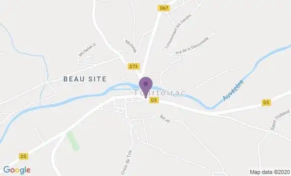 Localisation Tourtoirac Ap - 24390