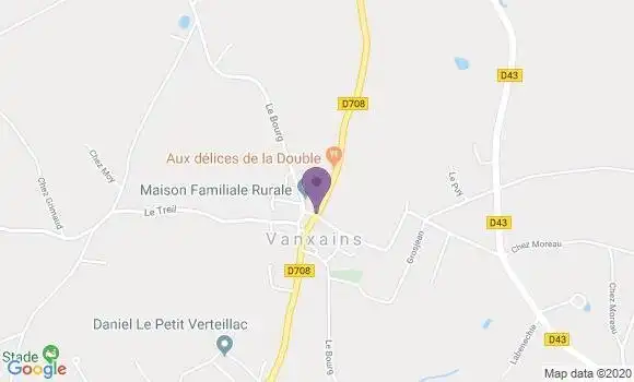Localisation Vanxains Bp - 24600
