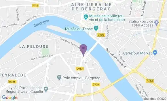 Localisation Bergerac Madeleine Bp - 24108