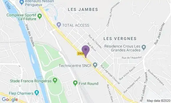Localisation Perigueux Rp Bp - 24017
