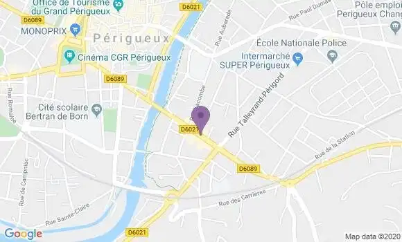Localisation Perigueux St Georges - 24000