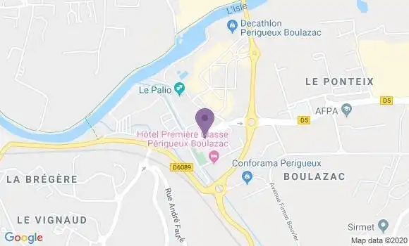 Localisation Boulazac - 24750