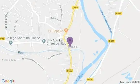 Localisation Bart Ap - 25420