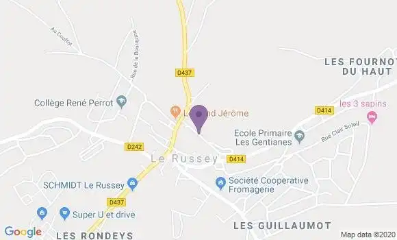 Localisation Bonnetage Bp - 25210
