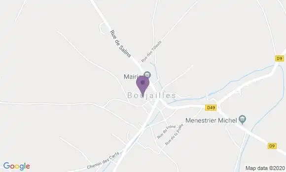 Localisation Boujailles Ap - 25560