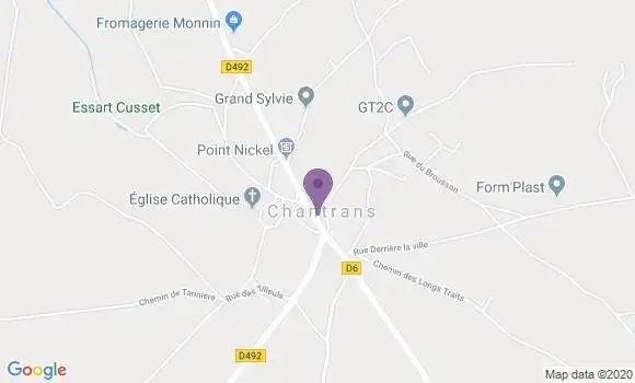Localisation Chantrans Ap - 25330
