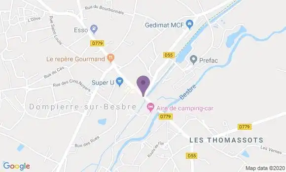 Localisation Diou Bp - 03290