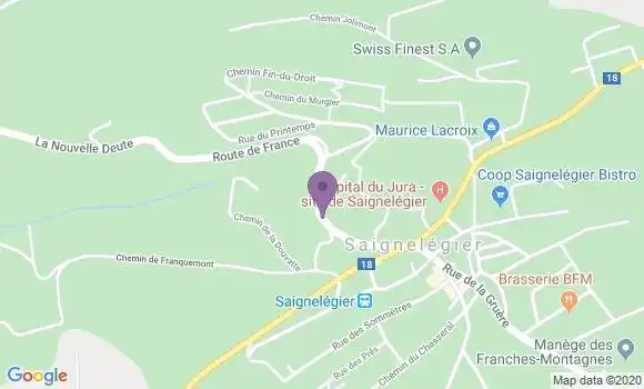 Localisation Goumois Bp - 25470