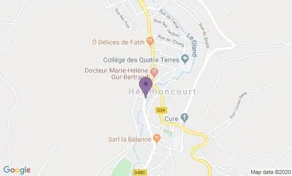 Localisation Herimoncourt Bp - 25310