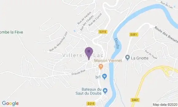 Localisation Villers le Lac - 25130