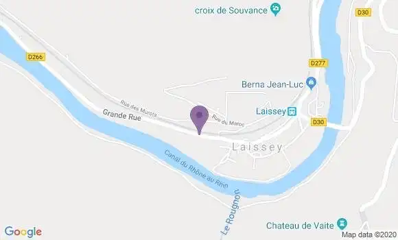 Localisation Laissey Bp - 25820