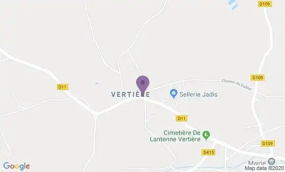 Localisation Lantenne Vertiere Ap - 25170