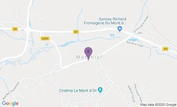 Localisation Metabief Ap - 25370