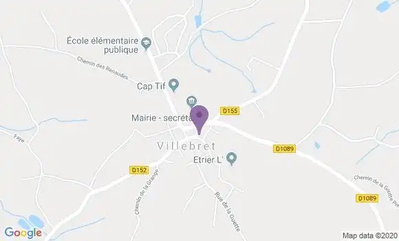 Localisation Durdat Larequille Bp - 03310