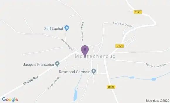 Localisation Montecheroux Bp - 25190