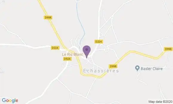 Localisation Echassieres Bp - 03330
