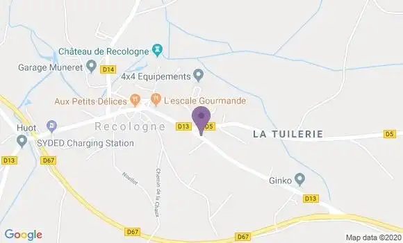 Localisation Recologne Bp - 25170