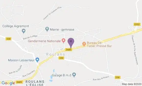 Localisation Roulans Bp - 25640