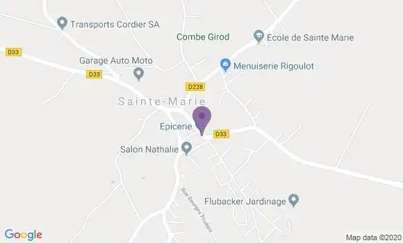 Localisation Sainte Marie Ap - 25113