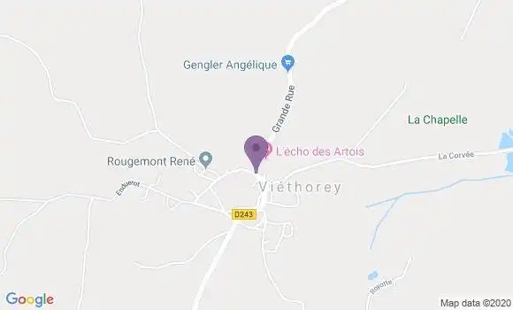 Localisation Uzelle Ap - 25340