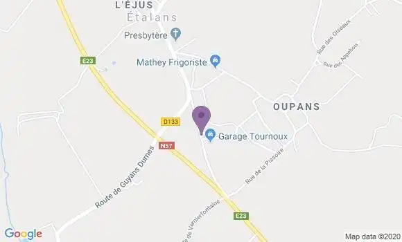 Localisation Valdahon - 25800