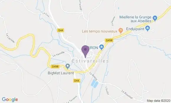 Localisation Estivareilles - 03190