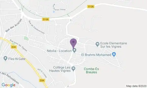 Localisation Audincourt a Bp - 25400