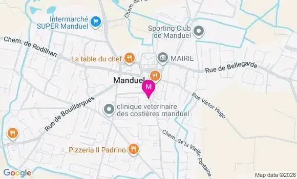 Localisation Manduel - 30129