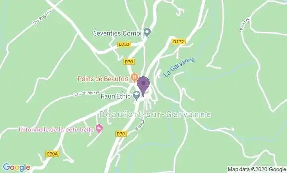 Localisation Beaufort sur Gervanne Bp - 26400