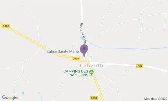 Localisation Lalizolle Ap - 03450