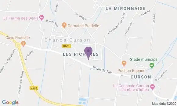 Localisation Beaumont Monteux Bp - 26600