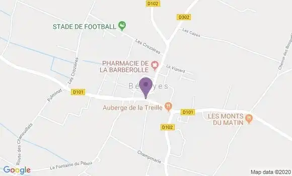 Localisation Besayes Ap - 26300