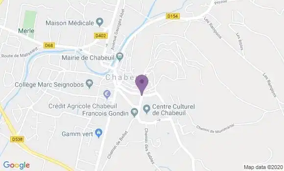 Localisation Chabeuil - 26120