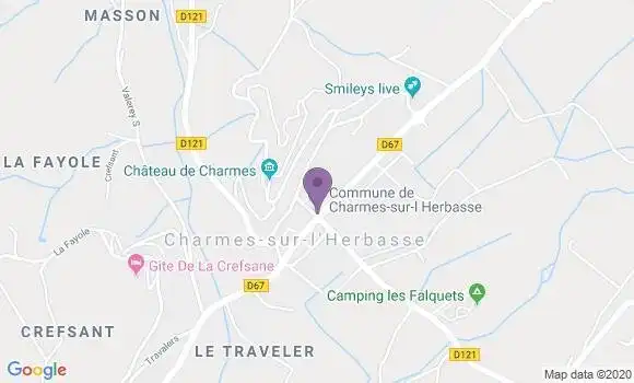 Localisation Charmes sur l