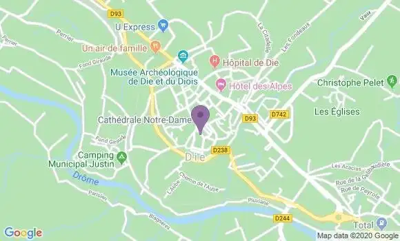 Localisation Die - 26150