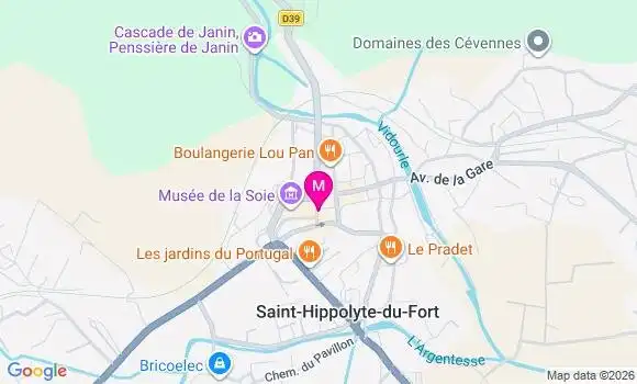 Localisation Saint Hippolyte du Fort - 30170