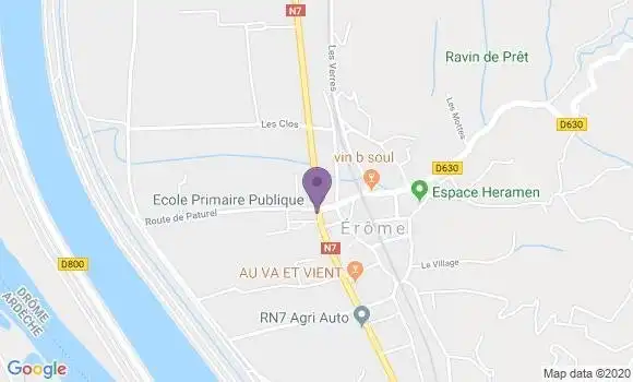 Localisation Erome Bp - 26600