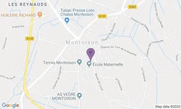 Localisation Eurre Ap - 26400