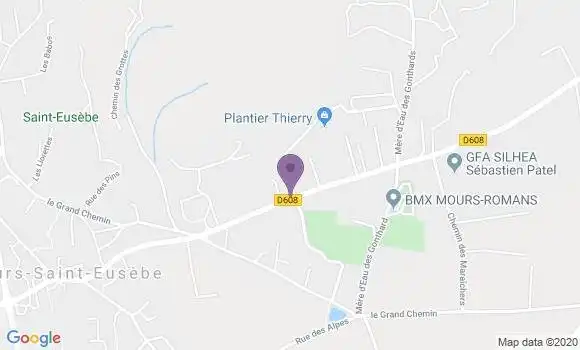 Localisation Genissieux Bp - 26750