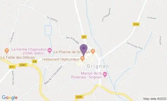 Localisation Grignan - 26230