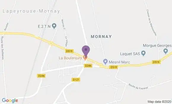 Localisation Lapeyrouse Mornay Bp - 26210