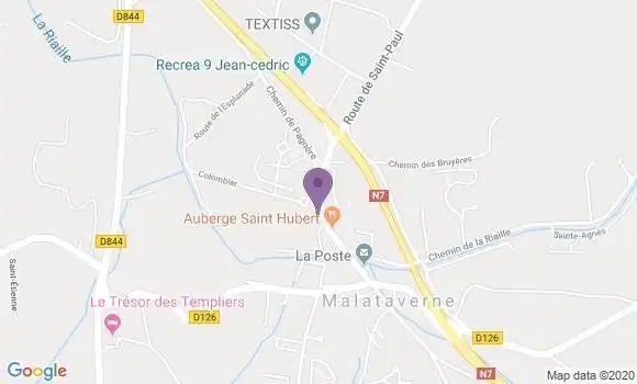 Localisation Malataverne Bp - 26780