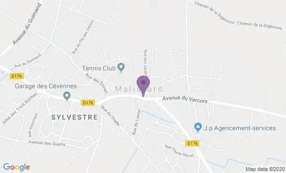 Localisation Malissard Bp - 26120