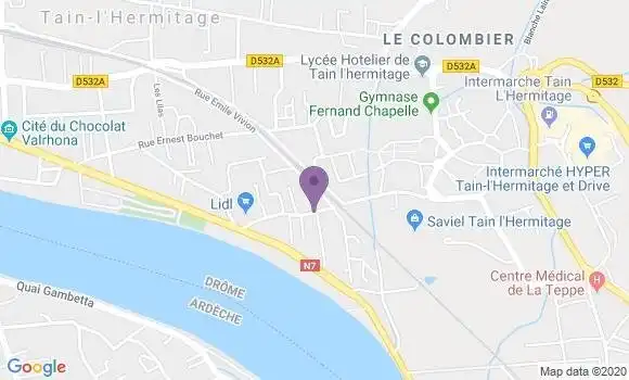 Localisation Mercurol Bp - 26600