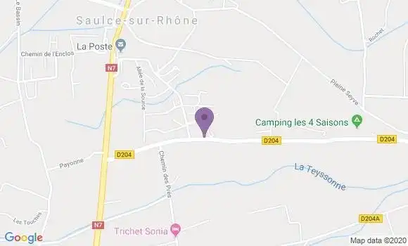 Localisation Mirmande Bp - 26270