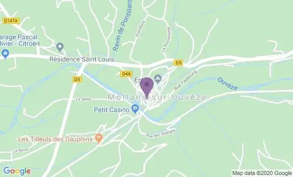 Localisation Mollans sur Ouveze Bp - 26170